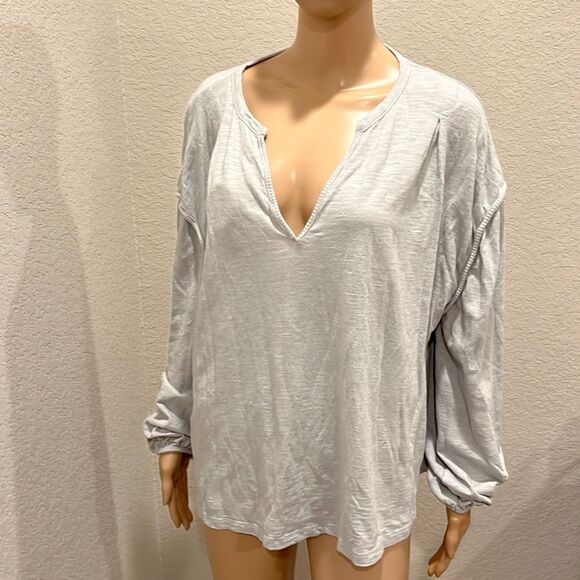Wrap London v neck baggy sweatshirt - Picture 1 of 3